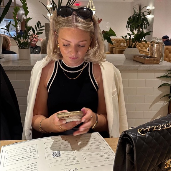 GORGEOUS MANGO NWT Knitted Top w Contrast Details - Picture 6 of 16